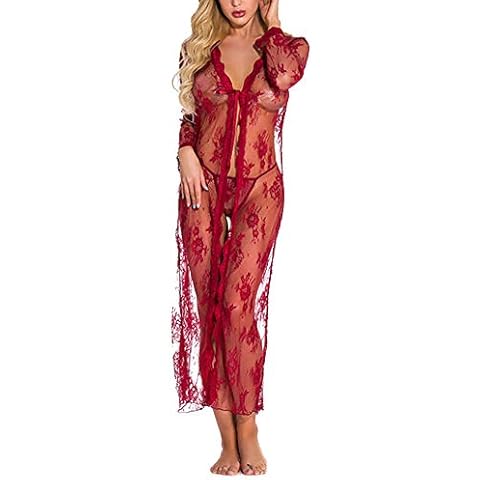 Kimono Long en Dentelle Sykooria Cover