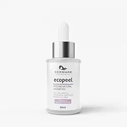 Dermare Ecopeel, Peeling Enzimático Natural com Papaína e Gluconolactona, 30ml