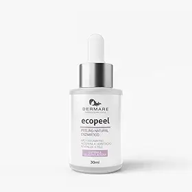 Dermare Ecopeel, Peeling Enzimático Natural com Papaína e Gluconolactona, 30ml