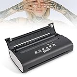 LifeBasis Professionelle Tattoo Transfer Maschine Schablonenmaschine Thermal Stencil Machine Thermodrucker Kopierer Tattoo Transfer Printer mit 20 Blätter für Temporäre Tattoo Artist upgrade Version