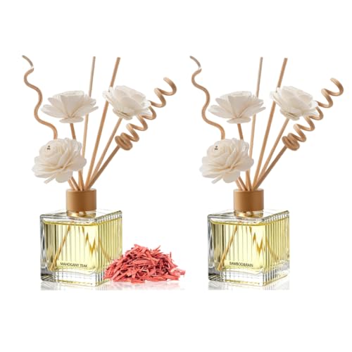 Difusor Aromático Bamboo Rain y Mahogany Teak 2 Pzas 200ml miniatura 1