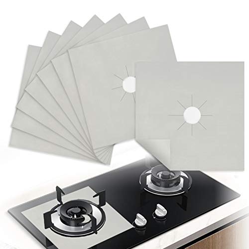 Gasherd Brenner Abdeckungen Gasherd Matten 8 Pcs Gasherd Abdeckungen Gas Herd Schutz Gas Range Abdeckungen Zur Vereinfachung Der Küchenreinigung Zeit