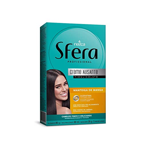 NAZCA Crema Alisante Manteiga Manga E Queratina Multicor Sfera 170 Ml