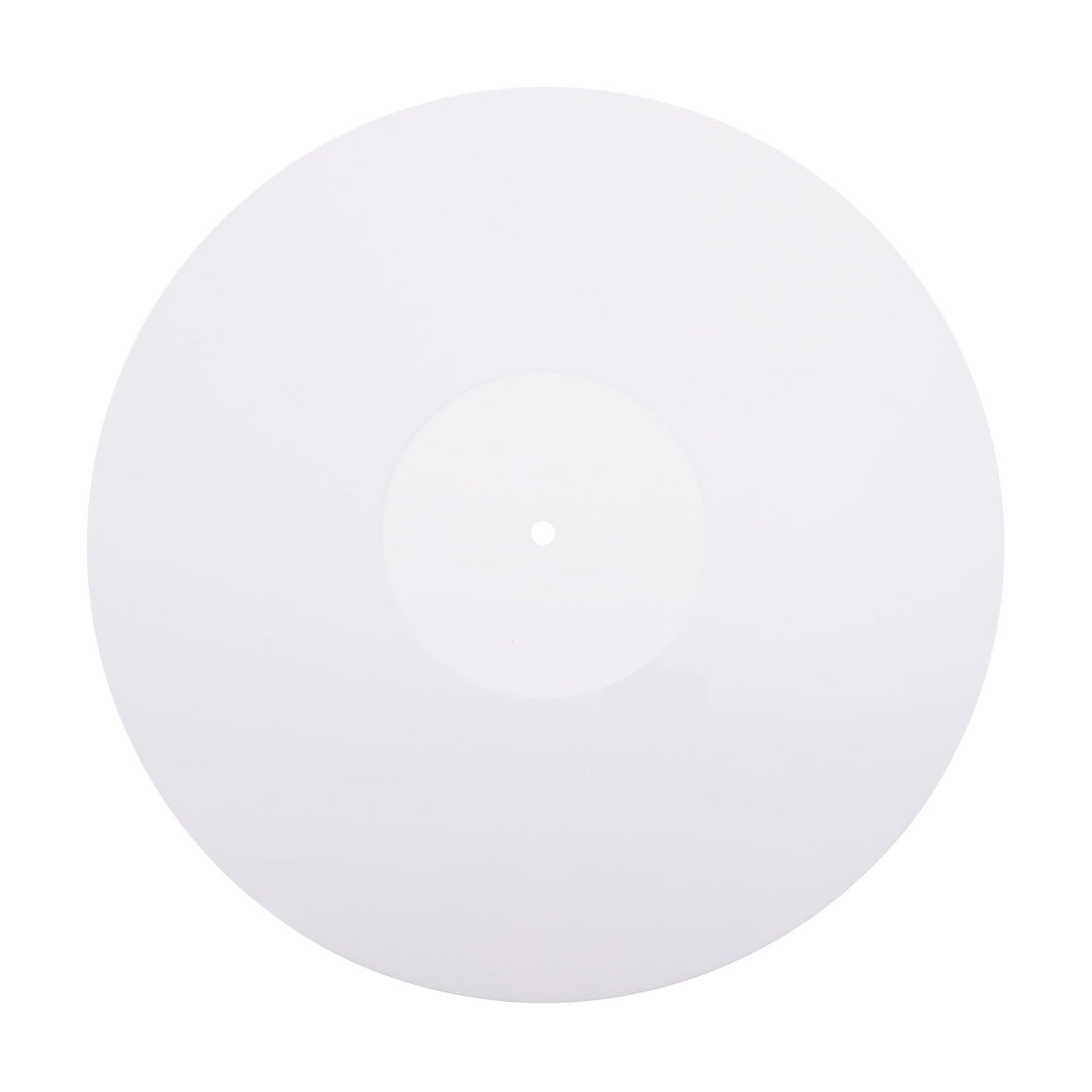 Acryl Plattenspielermatte 3mm Weiß für Turntable und Vinyl