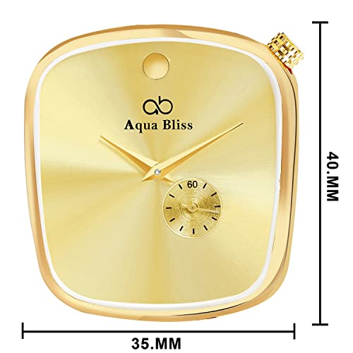 Buy AQUA BLISS Stainless Steel Working Chronograph Men's Watch (Gold