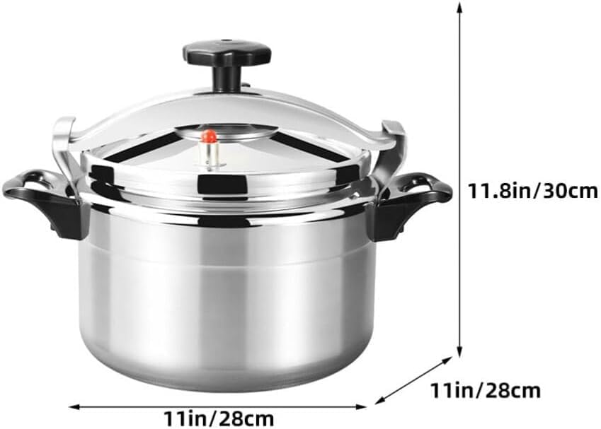 Olla a presión de aluminio 0.1 L capacidad miniatura 3