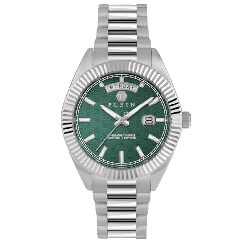 Philipp Plein Orologio analogico al quarzo, da uomo, in acciaio