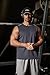 COOFANDY Summer Tank Tops Sleeveless Muscle Tee Shirts for Men Moisture Wicking Workout Tanks Dark Grey Gym Cut Off Shirt M