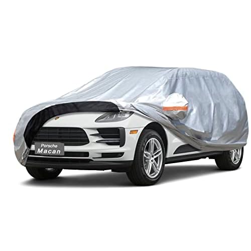 Car Cover Custom Fit Porsche Macan (2014-2025) Waterproof for Automobiles, Oxford Sun Rain Dust Snow Protection (Ships from US Warehouse, Delivery 3-8