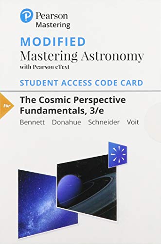 Modified Mastering Astronomy with Pearson Etext... 0135188733 Book Cover