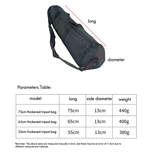 Htuygyjaw Bolsa para TríPode Bolsa para CáMara Soporte de Luz PortáTil para Hombro Soporte para Fotos Bolsa de Almacenamiento de 65Cm - imagen 6