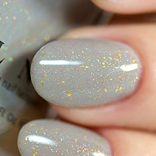 Image of ILNP Sandcastle - Sandy Beige Holographic Nail Polish