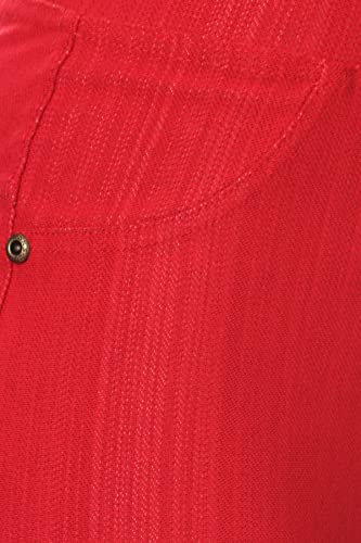 Image of Leggings Depot Women's Cotton Blend Stretch Pull-on Jeggings Casual Pants with Pockets (Available in Plus Size)