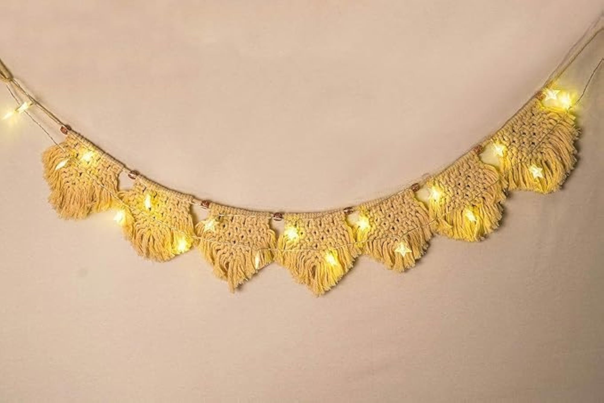 Macrame Wall Hanging, Boho Chic Rustic Home Décor