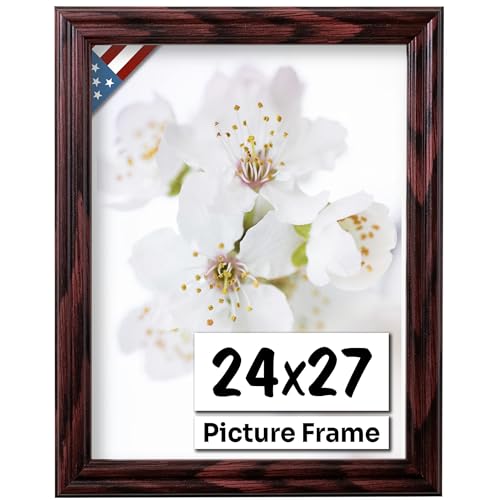 US Art Cherry 24x27 Picture Frame .75" Inch Wide -