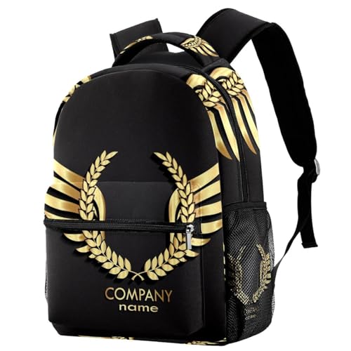Sac à dos d'école motif blé avec ailes multicolore 29x20x40cm