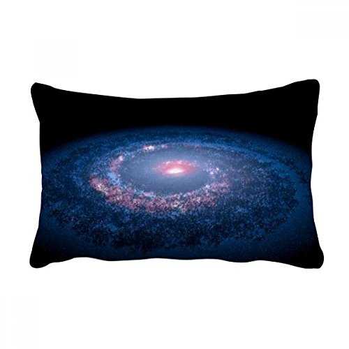 Oreiller lombaire planète bleu blanc housse et insert pour canapé - 2