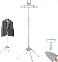 Suporte para Passar Roupa No Chão, Cabide Telescópico Ajustável, Passadeira de Passar Roupa Dobrável Portátil, Altura Ajustável