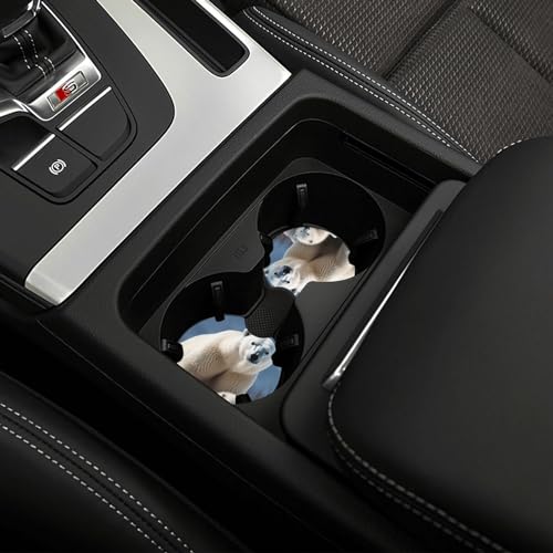 2 Posavasos para Porta Vasos de Auto con Diseño Oso Polar miniatura 6