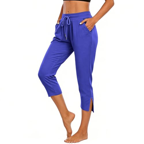 Pantalon d'été léger et aéré pour femme, le style baggy décontracté de vos vacances