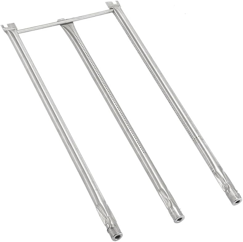 SafBbcue 7508 Burner Tubes Set for Weber Genesis Silver B/C Gold B/C Spirit 700 Spirit E-310/320 with Side Control for Weber 900 Gas Grills, 28" 304 Stainless Steel Grill Burner Tube Kit