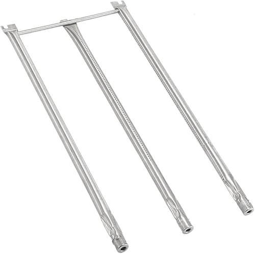 SafBbcue 7508 - Juego de 3 tubos de acero inoxidable de 28 pulgadas para Weber Genesis Silver B/C Gold B/C Spirit 700 Spirit E-310/320 con control
