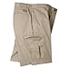 Dickies Occupational Workwear LR542DS 38 Polyester/ Cotton Relaxed Fit Men's Premium Industrial Cargo Short with Hidden Snap Closure, 38" Waist Size, 11" Inseam, Desert Sand