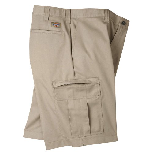 Dickies Men's Premium Industrial Cargo Short, Desert Sand, 29