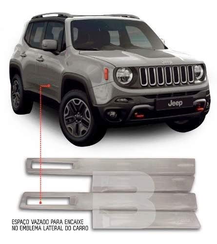 Friso Lateral Paralelo Jeep Renegade Pintado na Cor Original