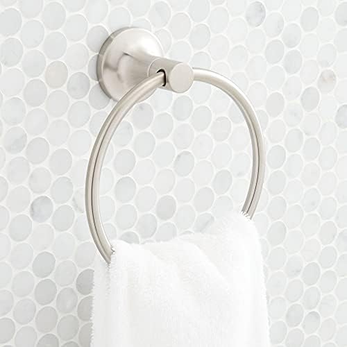 Signature Hardware 466410 Lentz 6-1/2" Wall Mounted Towel Ring