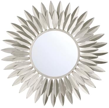 Crystorama Broche Antique Silver 20in Mirror