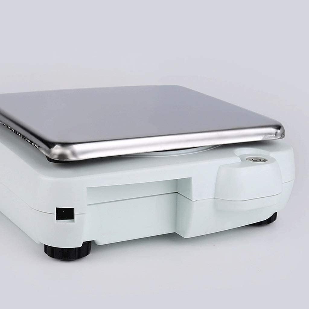 Báscula for Paquetes pequeños Báscula de Cocina de Alta precisión Báscula electrónica Múltiples capacidades Joyería de Cocina Almacenamiento Compacto(3000g/0.1g)