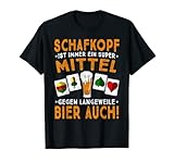 Super Geschenk für alle, die in der Schafkopfrunde mit Freunden am Stammtisch im Wirtshaus jeden Freitag Karten spielen. Schafkopfturnier hat freitags Tradition in Bayern. Der Männerabend mit Leidenschaft ist damit gesichert.