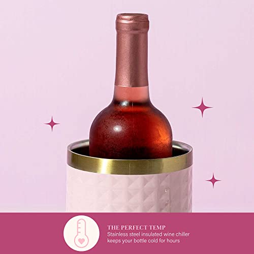 image for Paris Hilton Wine Bottle Chiller Set, Insulated Double Wall Chiller, G