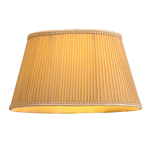 CWCQGH Pantalla Ovalada, decoración de Pantalla de Mesa, Accesorios de iluminación, Pantalla para Dormitorio, Sala de Estar, Hotel, lámpara de pie, Carcasa, A