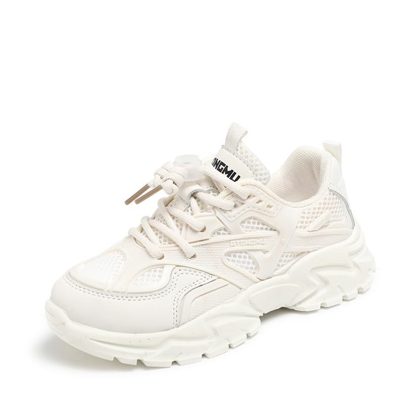 Boys Tennis Shoes Platform Girls Chunky Shoes Breathable Child Sneakers Lightweight