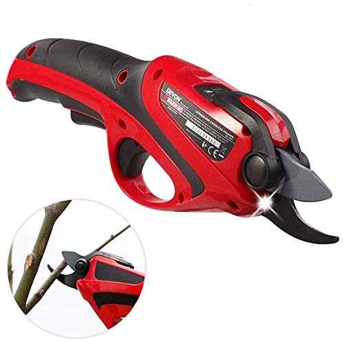 NNBB Professional wireless electric trimmer, electric garden shears 14mm below branch pruning shears with 4V rechargeable lithium battery