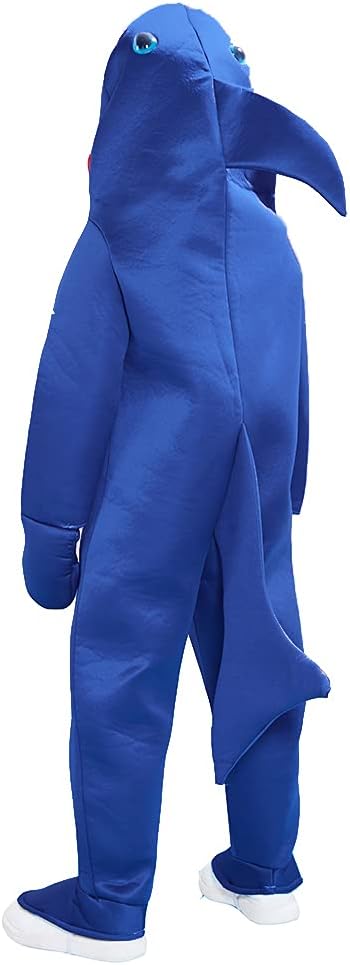 ReneeCho Boys Shark Costume Kids Onesie Pajamas Halloween Sea Animal Suit Onesie - Image 3