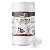 GOLDEN PEANUT Glucosamin HCl Pulver 1 kg - Katze, Hund & Pferd, ohne Zusätze, höchste Reinheit und Qualität, organischer Ursprung