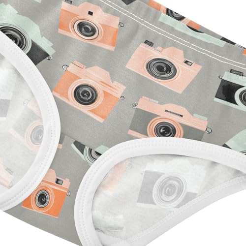 Girls Underwear Soft Cotton Cameras Kids Panties in Sizes 2/3t, 4t, 5t, 6 and 84