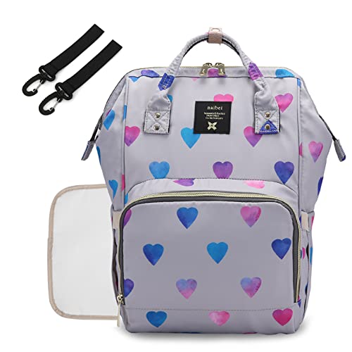 Image of TRENDPLAY Diaper Backpack Baby Nappy Bag - Travel&Outdoor Organizer Water-Resistant Multi-Function Maternity Bag for Mom Daddy Large