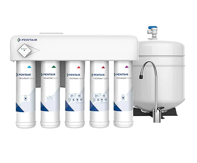 Pentair FreshPoint 5-Stage GRO-575B Under Sink Reverse Osmosis System; Reduces up to 99.7% of Total PFAS contaminants. Certified NSF/ANSI 53. Treats Many contaminants