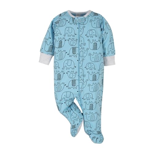 Image of ONESIES Brand Baby Boys Sleepers 4-Pack Footies and Toddler Set