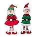 Correct Lutin De Noël Peluche, Poupée Elfe De Noël Douce Décoration De Noël À Suspendre Elfe De Noël Accessoires pour Enfants Et Adultes
