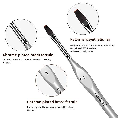 Lenbicki Fine Detail Brush Set,15 Pcs Professional Miniature Fine Detail Brushes Detailing Paint Kit thumb #1