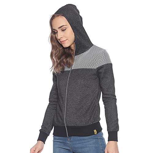 Image of Campus Sutra Cotton Women Crew Neck Sweatshirt