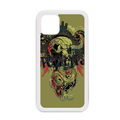 Coque iPhone 12 Pro Max serpent vert blanche chic pour sublimer vos tenues au quotidien