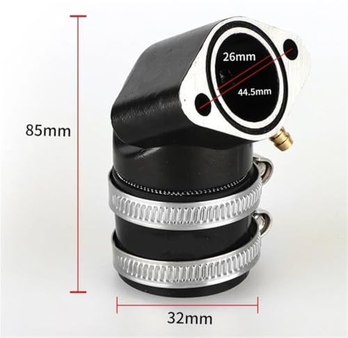 Adaptador de admisión scooter GY6 150 y 80 2