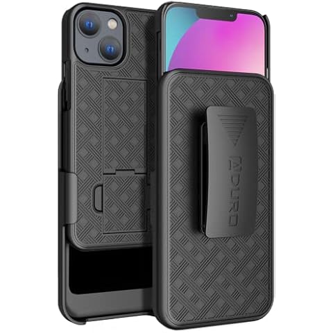 Aduro Combo Case with Kickstand & Holster for iPhone 13 Cover