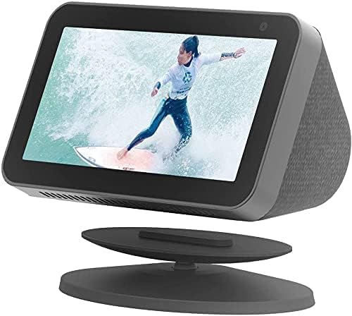 Sintron Smart Display Adjustable Stand for Show 5 & Show 8 (1st Gen & 2nd Gen), Adjustable Magnetic Stand Mount for Show 5 & Show 8, with 360 Degree Rotation, Tilt Function and Anti-Slip Base (Black)